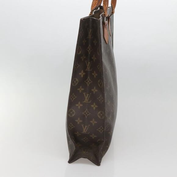 LOUIS VUITTON Monogram Sac Plat Hand Bag M51140 - Picture 5 of 12